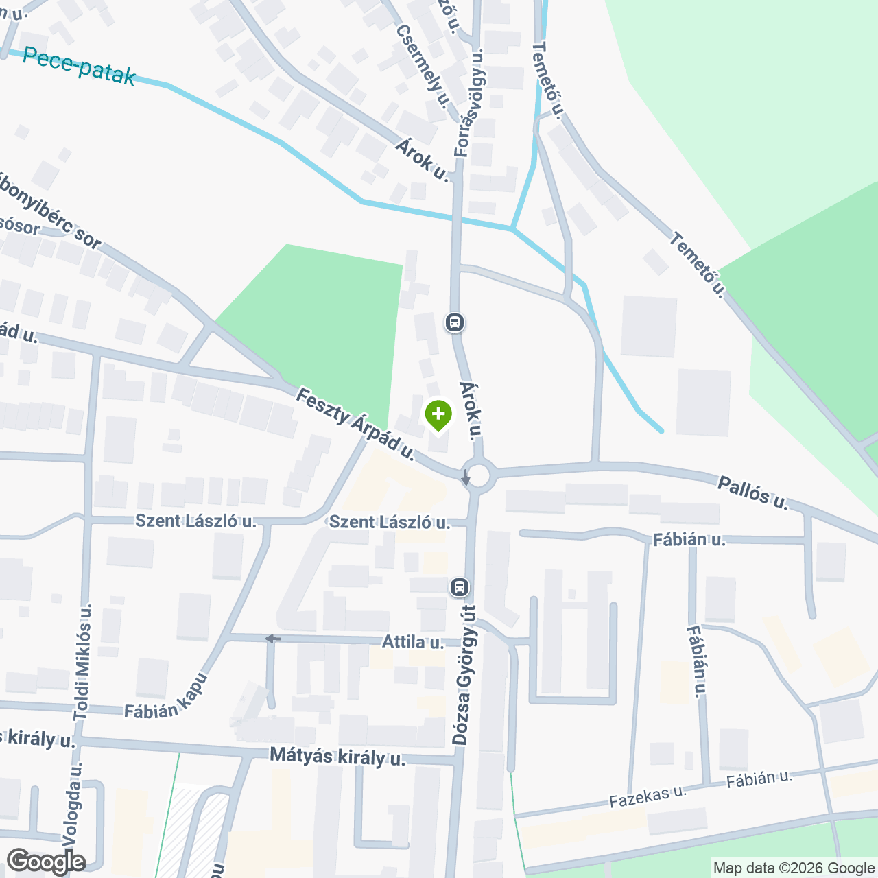 A gyógyszertár címe