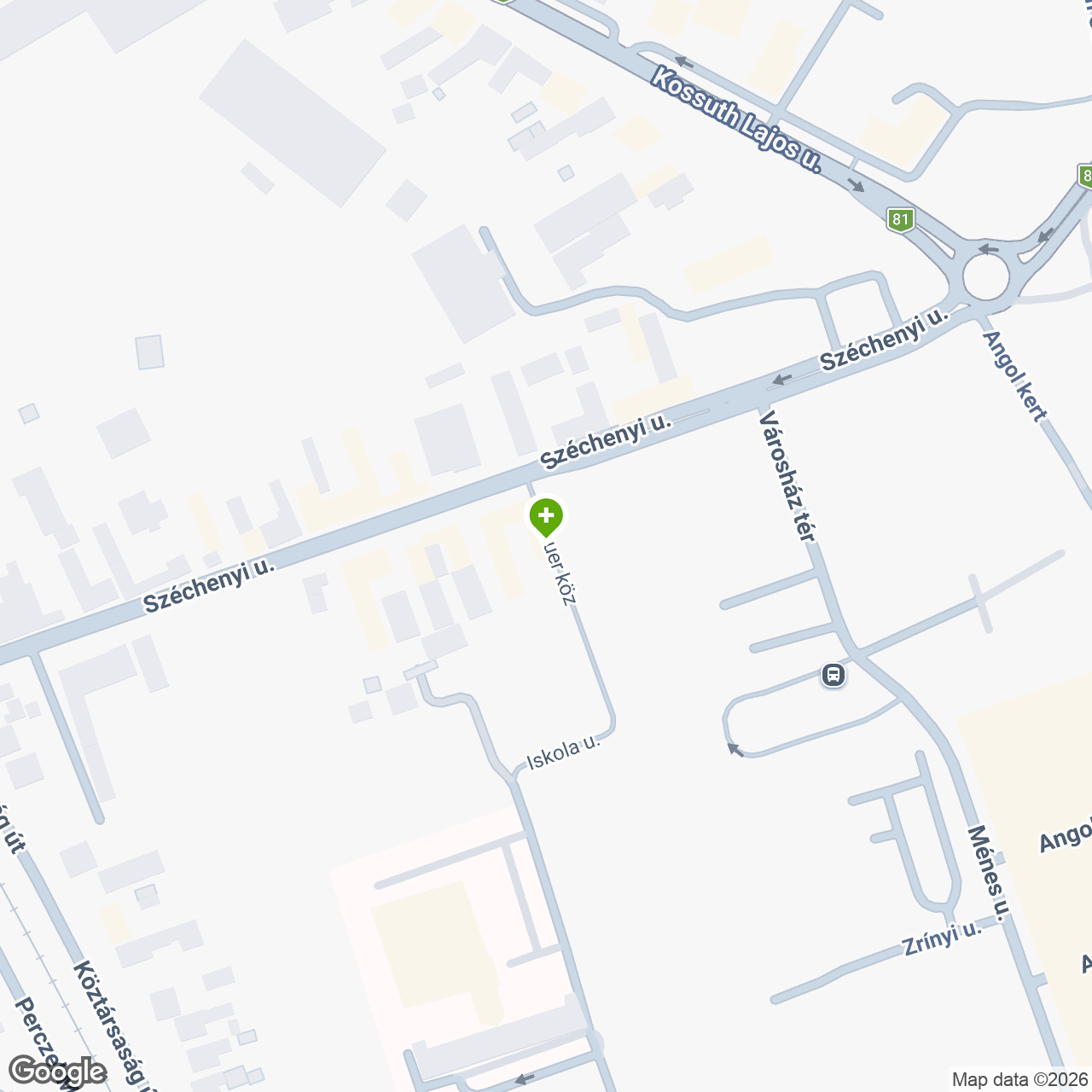 A gyógyszertár címe