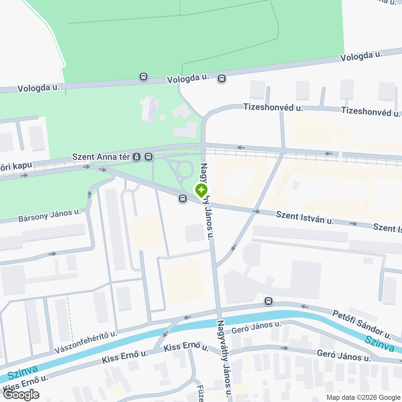 A gyógyszertár címe