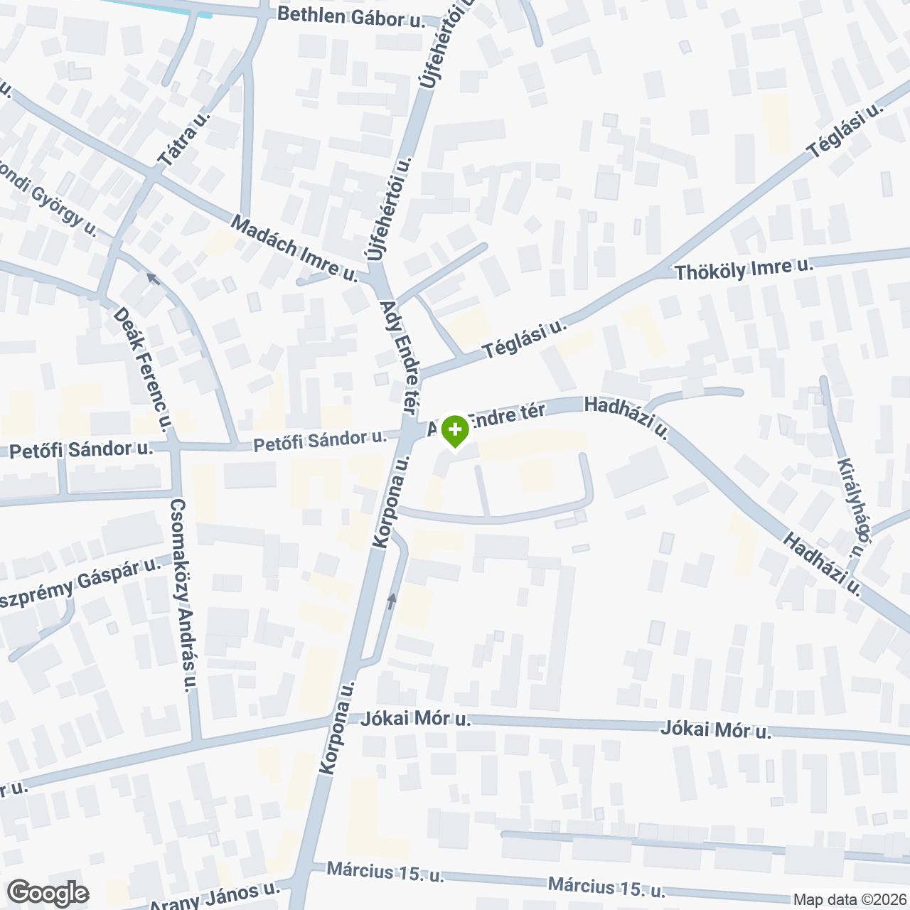 A gyógyszertár címe