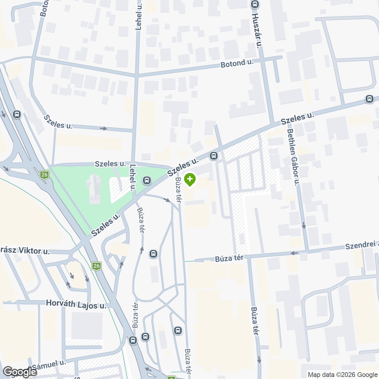 A gyógyszertár címe