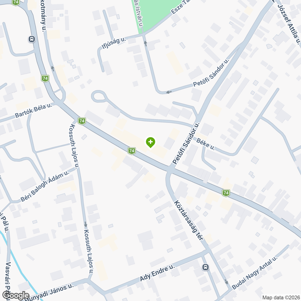 A gyógyszertár címe