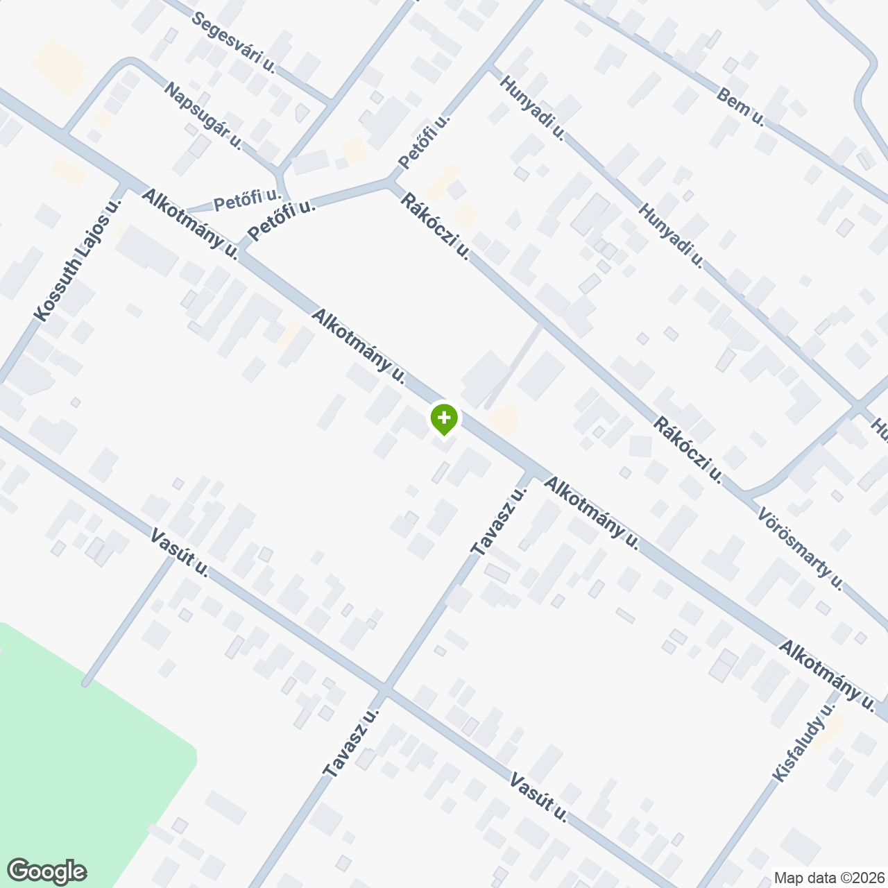 A gyógyszertár címe