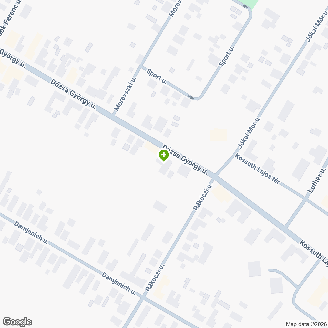 A gyógyszertár címe