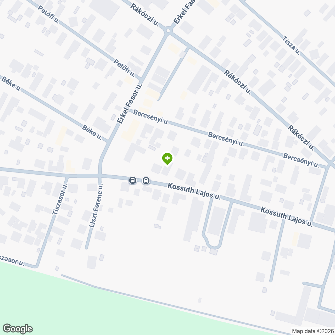 A gyógyszertár címe