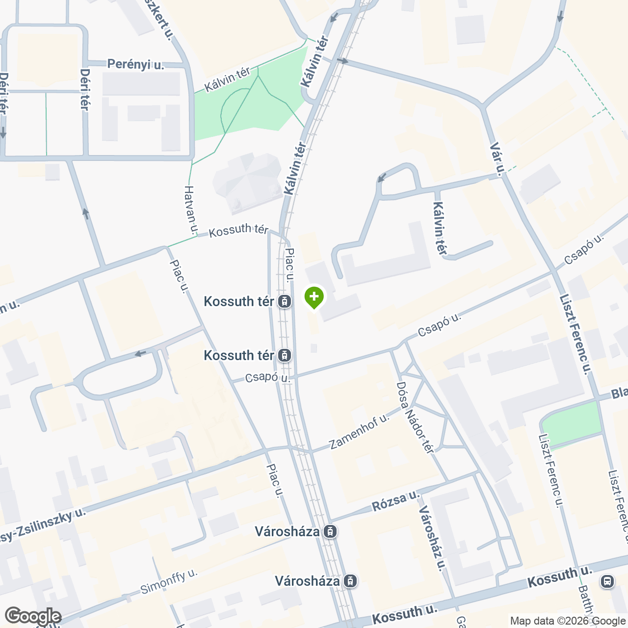 A gyógyszertár címe