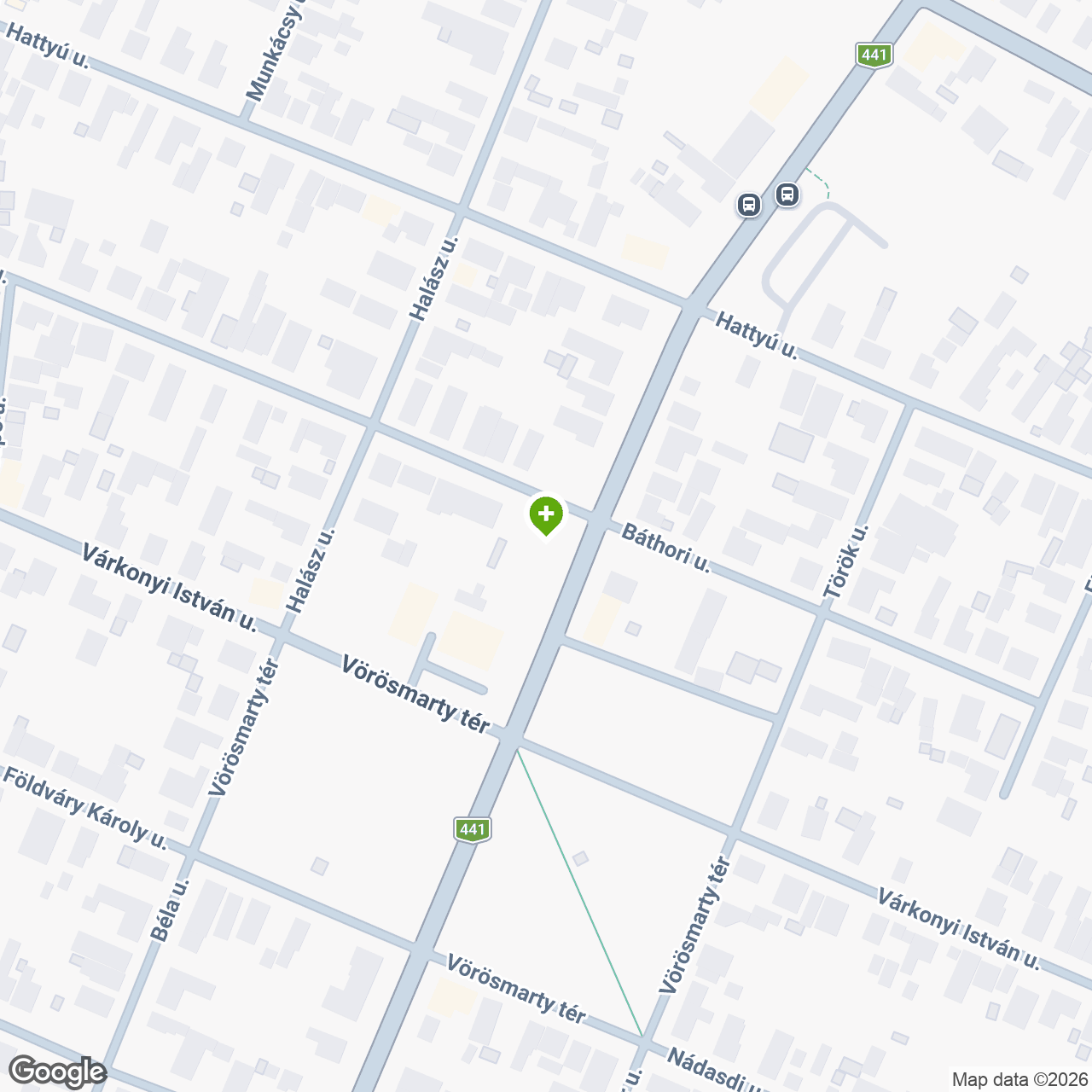 A gyógyszertár címe