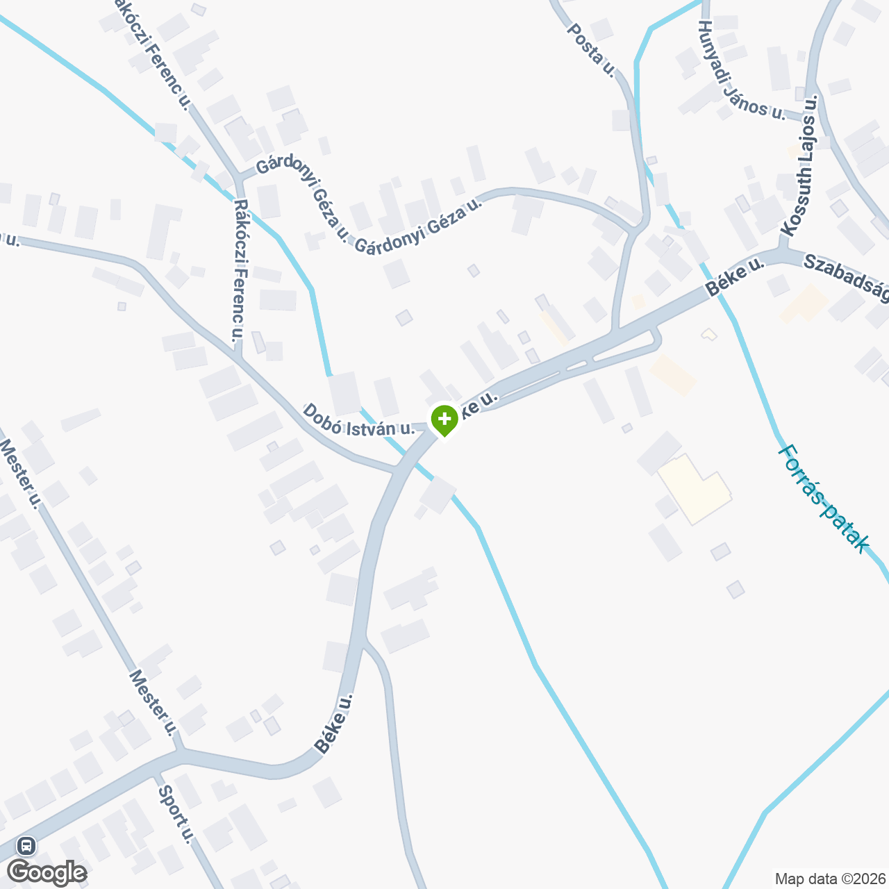 A gyógyszertár címe