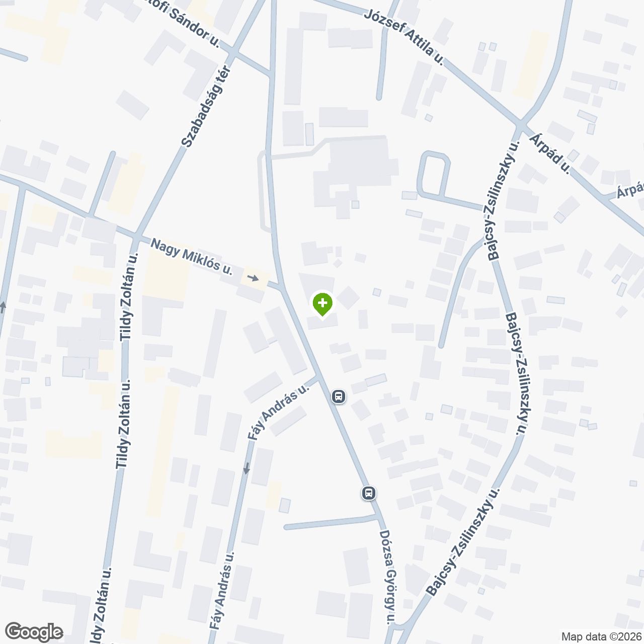 A gyógyszertár címe