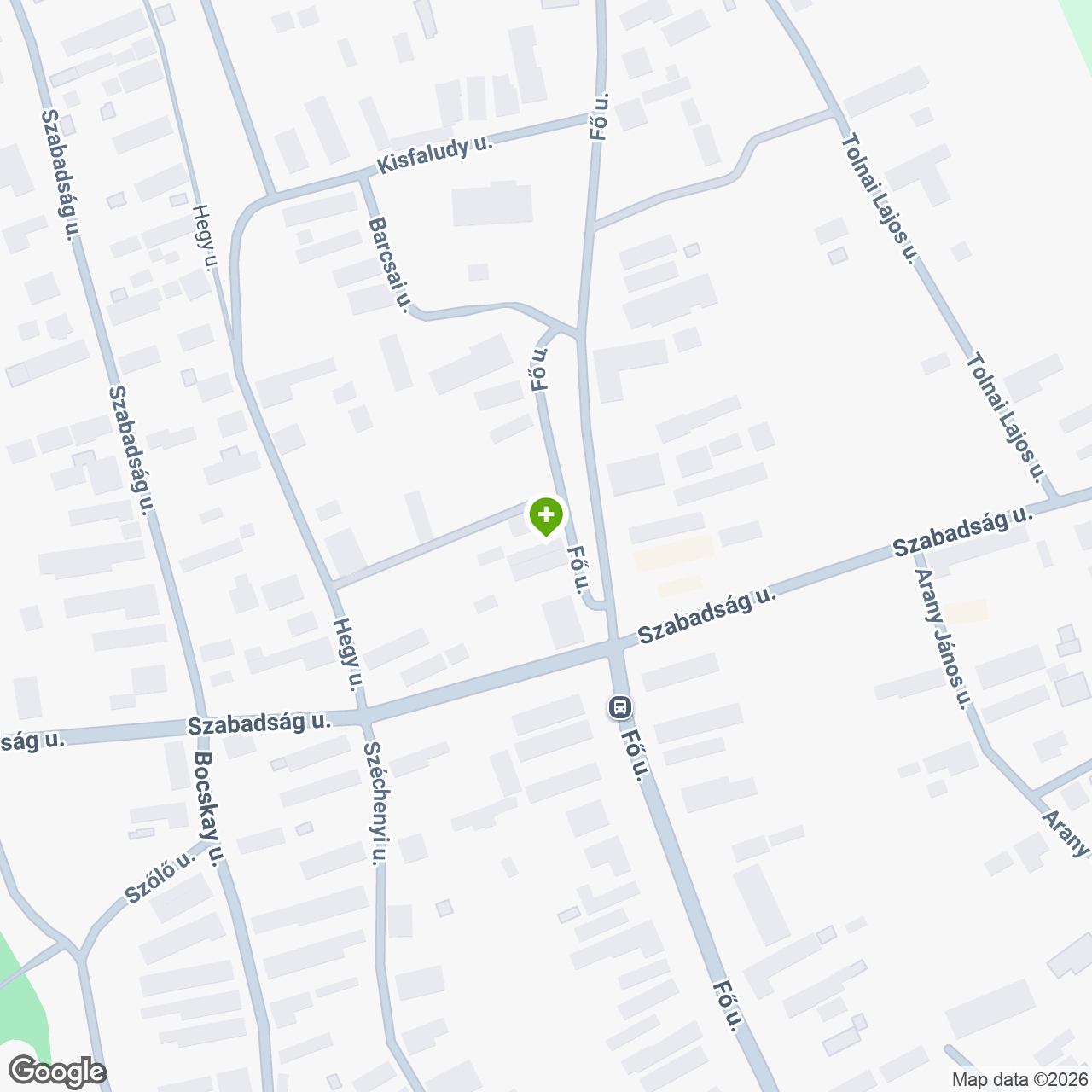 A gyógyszertár címe