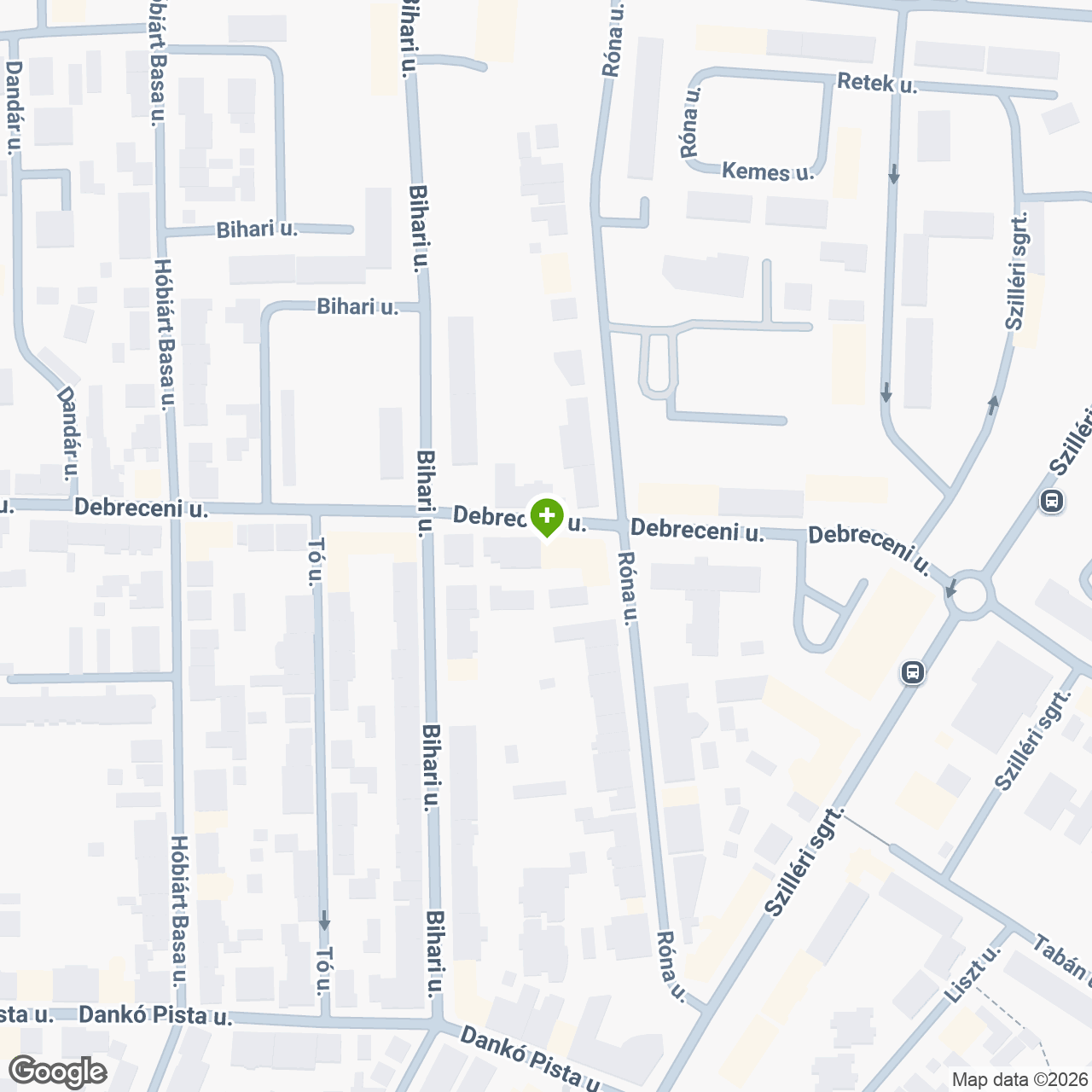 A gyógyszertár címe