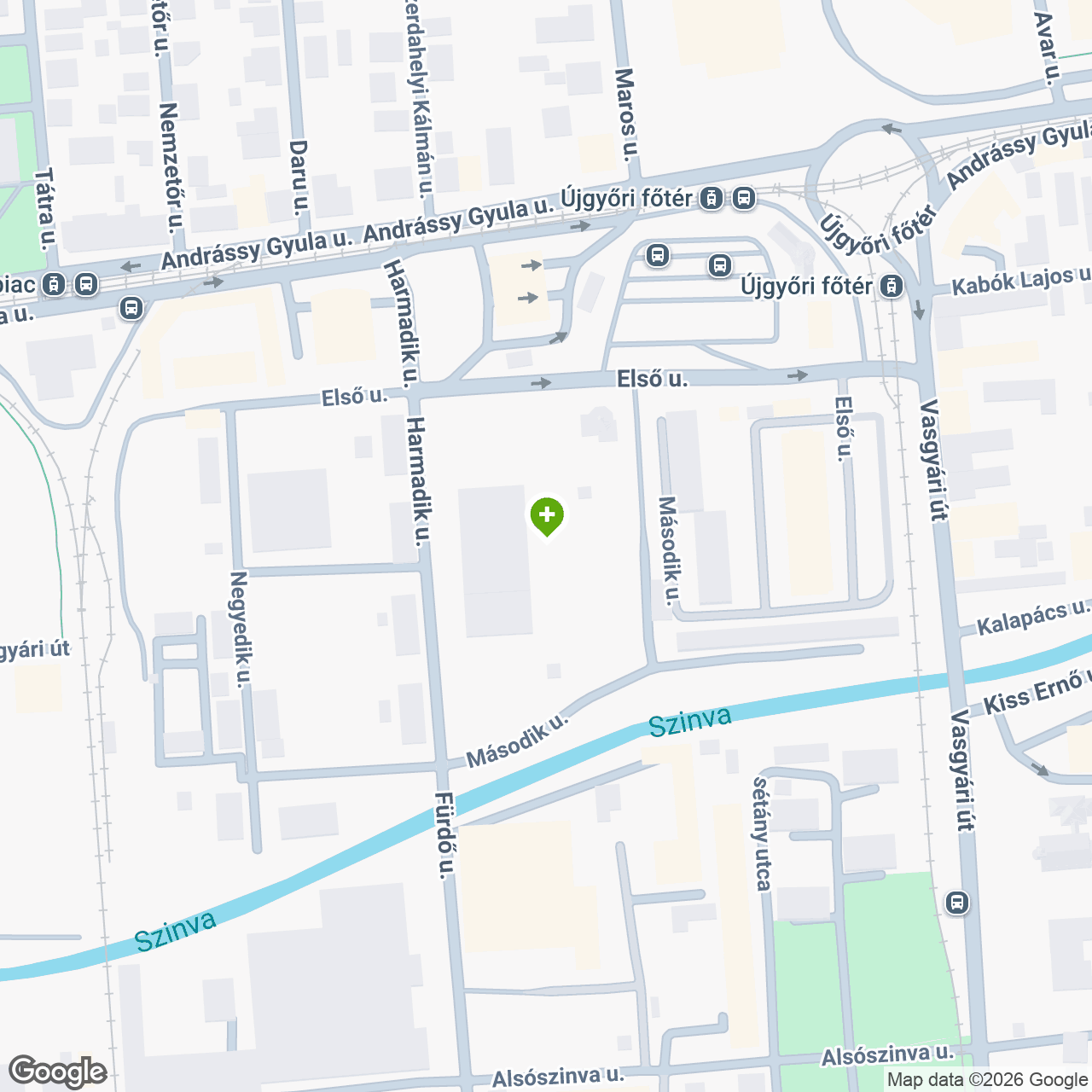 A gyógyszertár címe