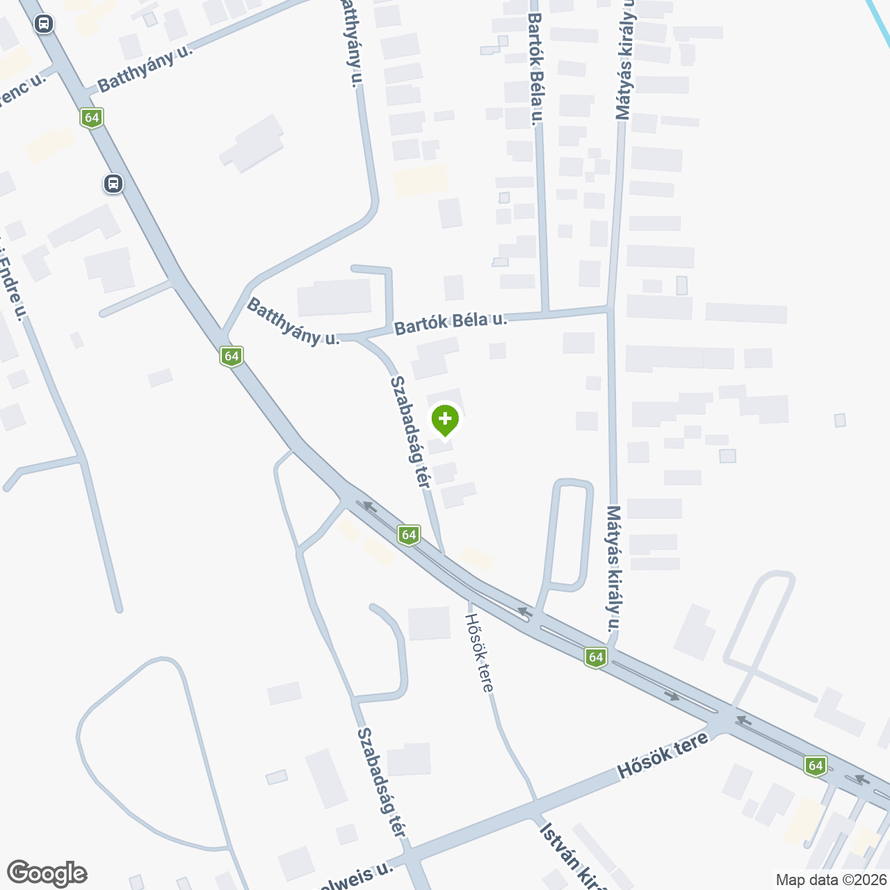 A gyógyszertár címe