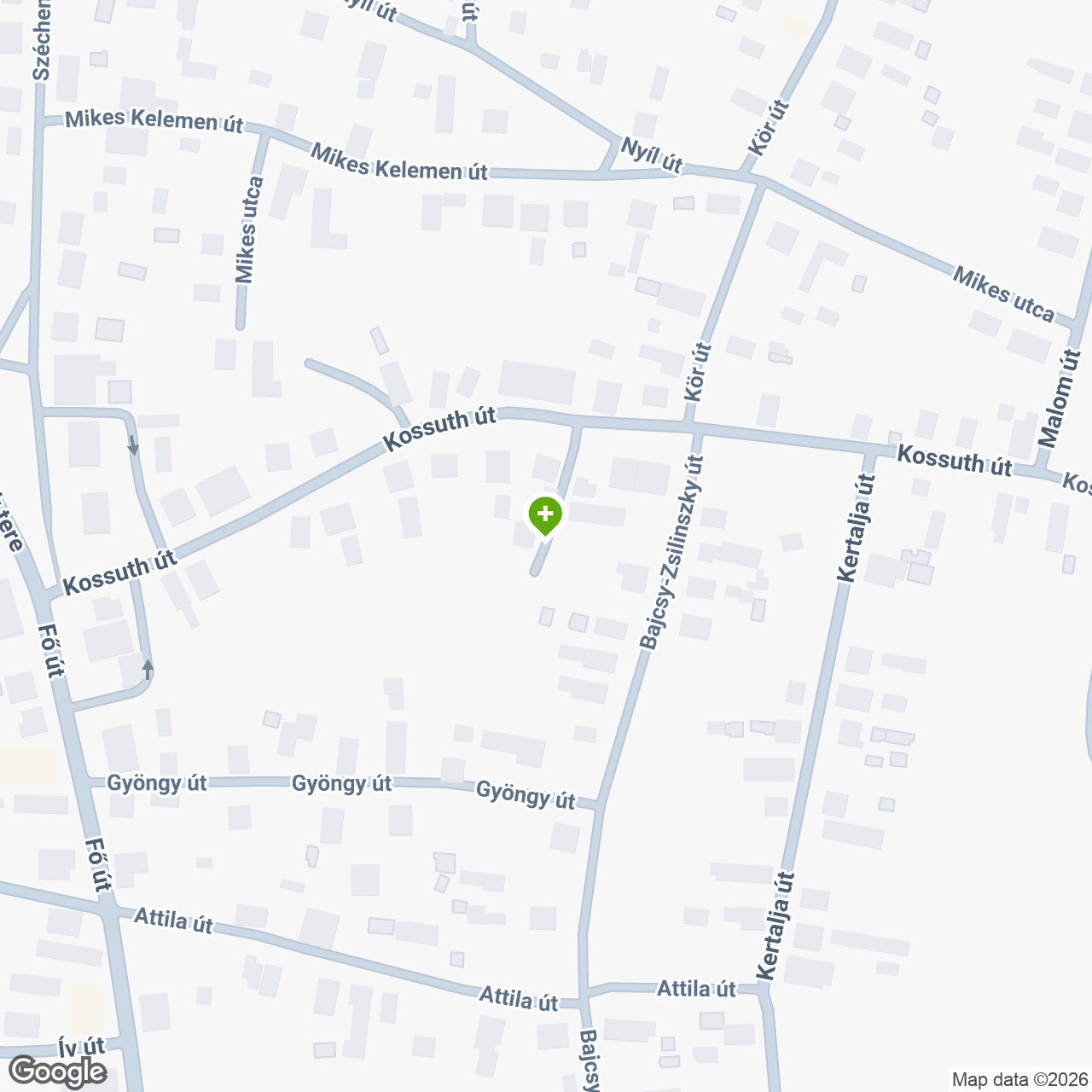 A gyógyszertár címe