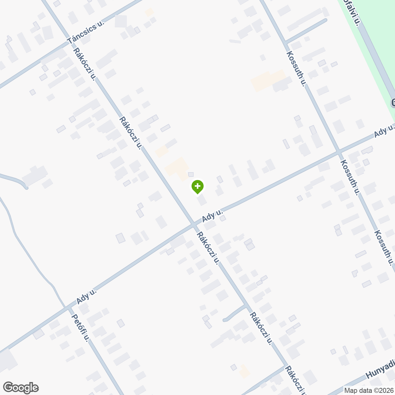 A gyógyszertár címe