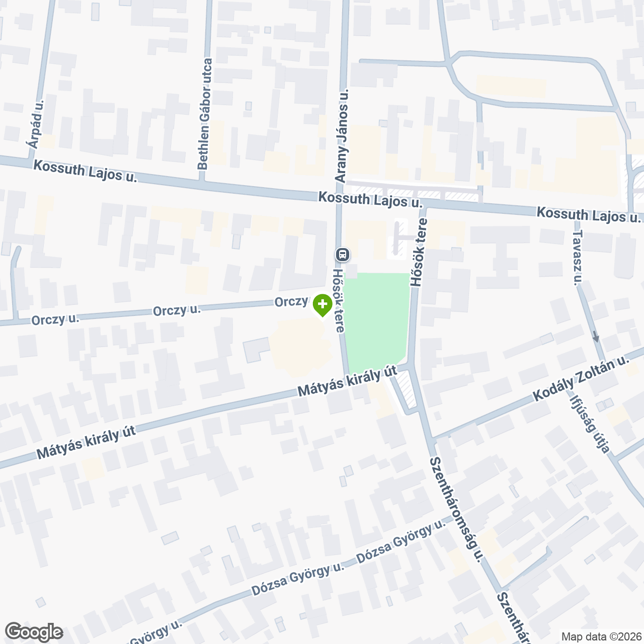 A gyógyszertár címe