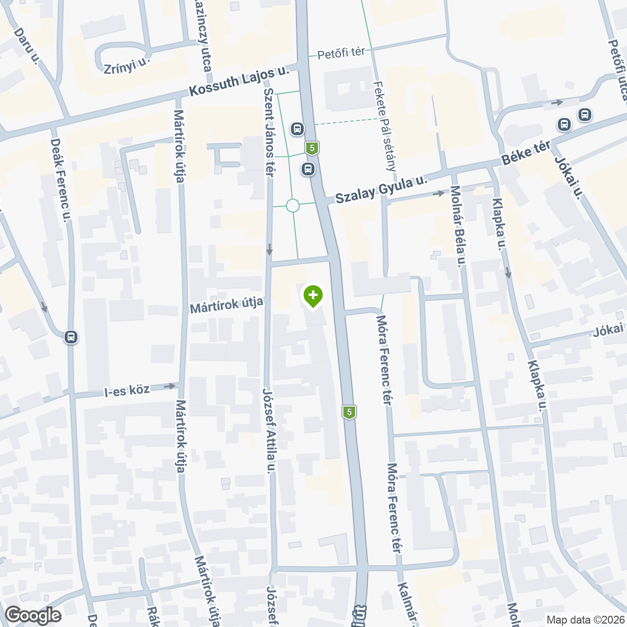 A gyógyszertár címe