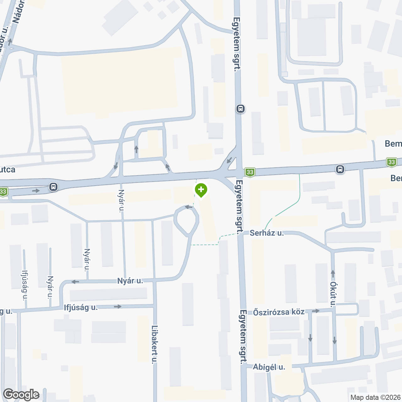 A gyógyszertár címe