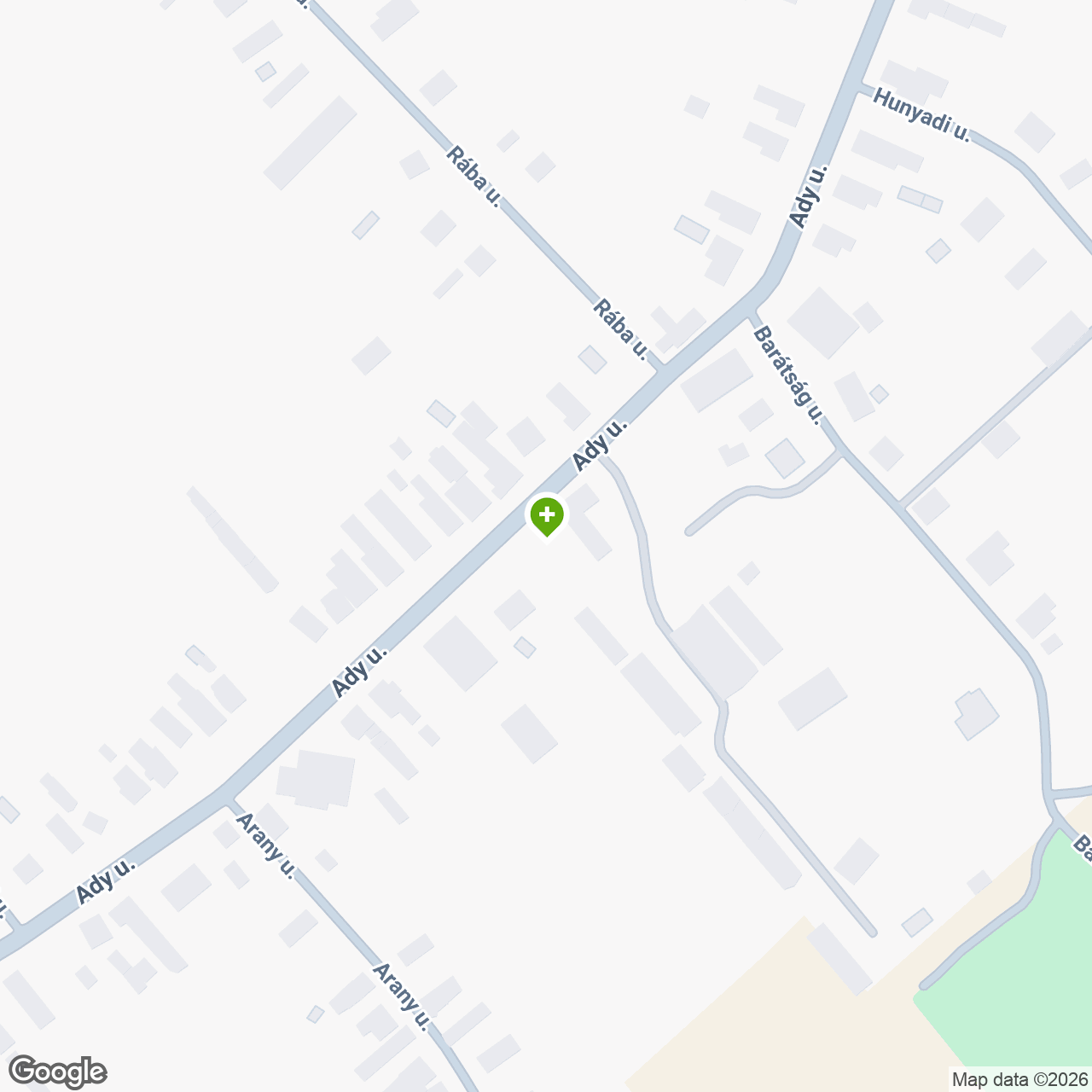 A gyógyszertár címe