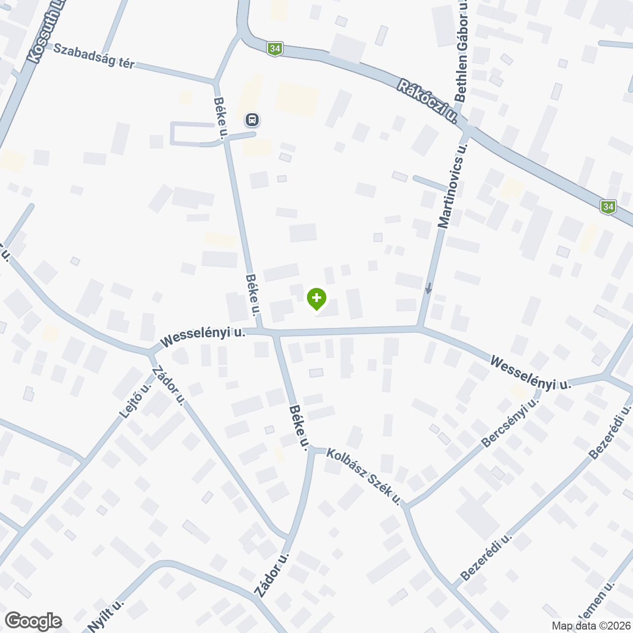 A gyógyszertár címe