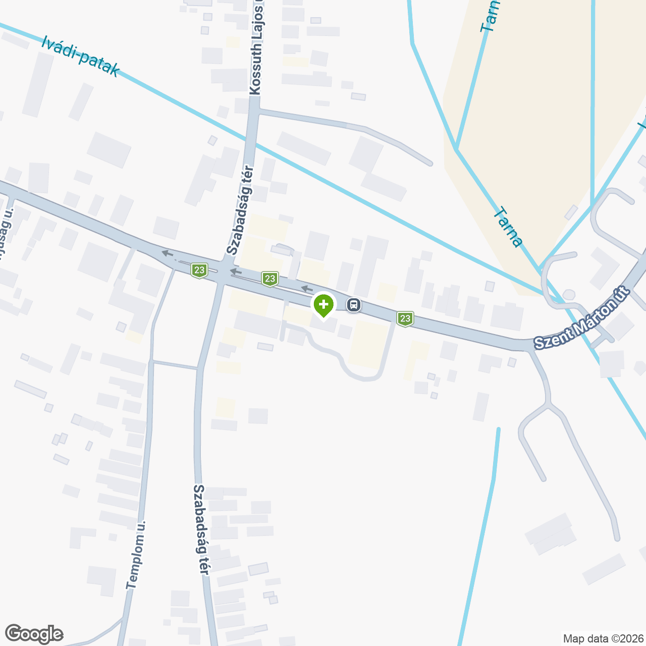 A gyógyszertár címe