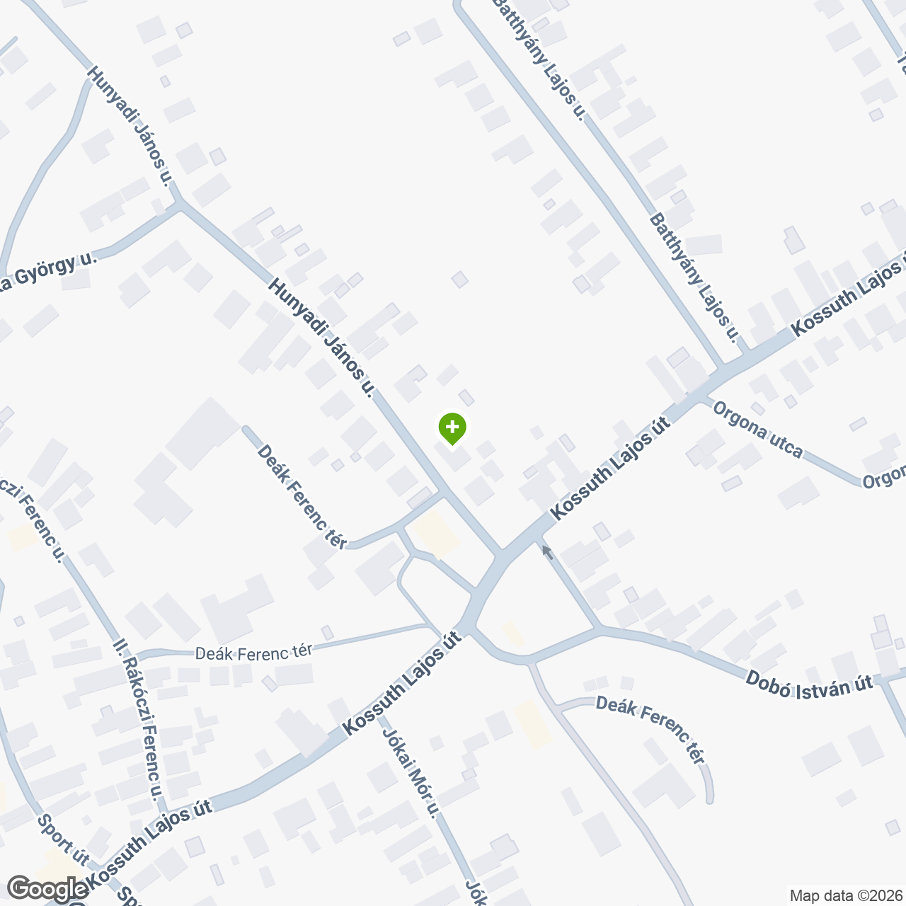 A gyógyszertár címe