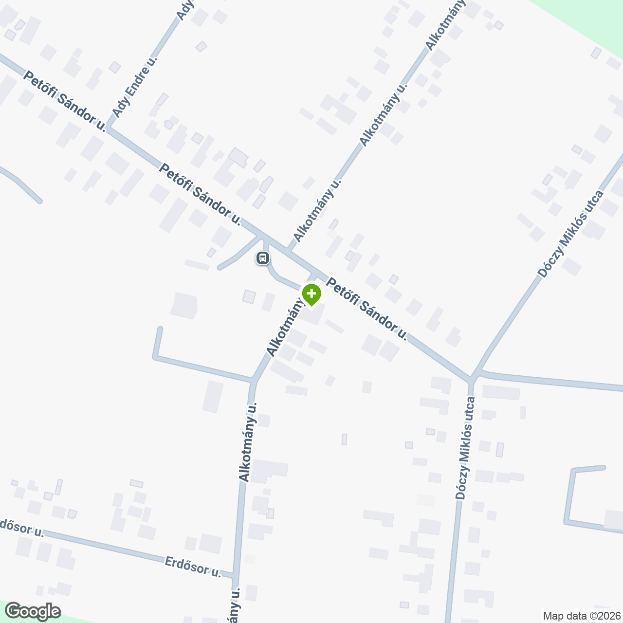 A gyógyszertár címe