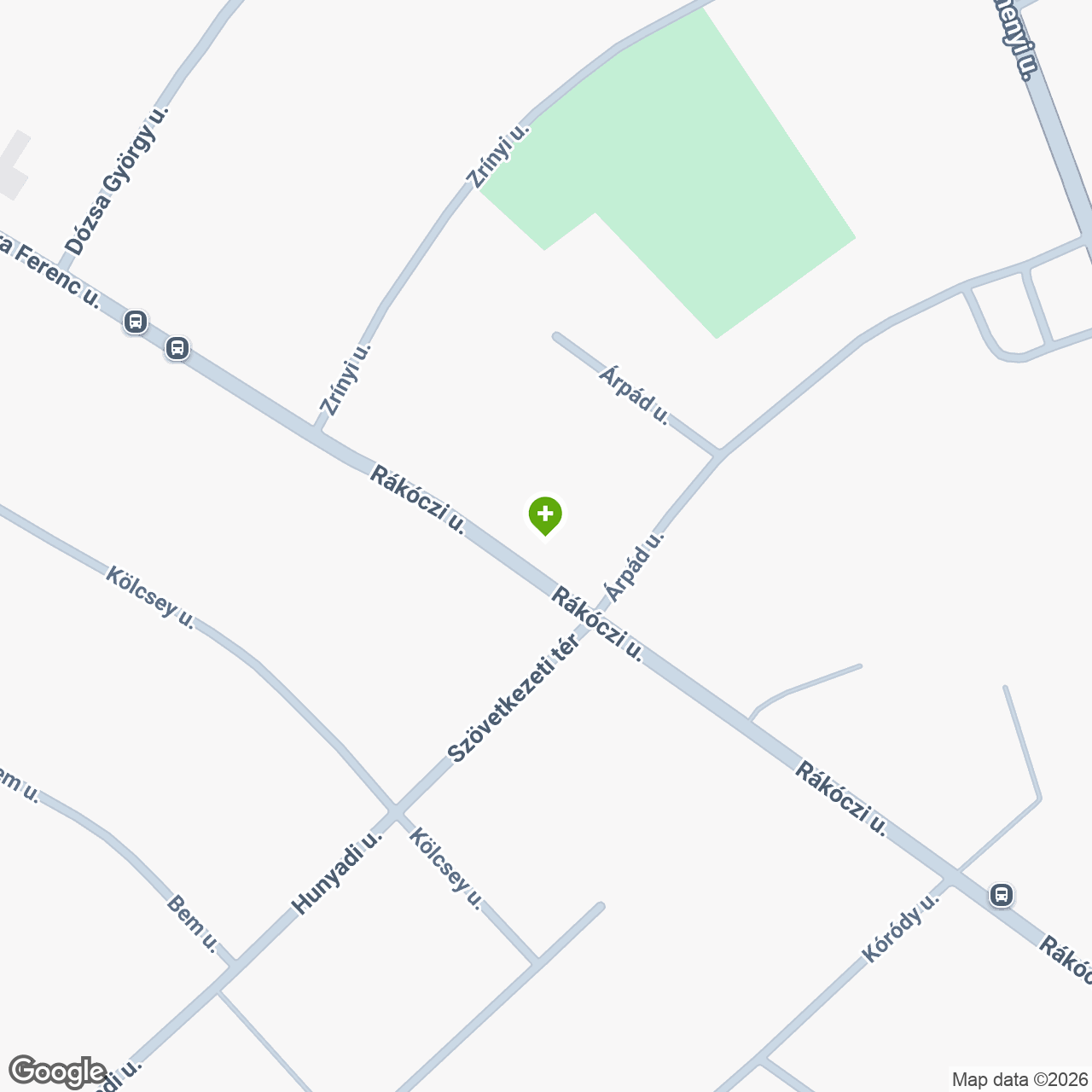 A gyógyszertár címe