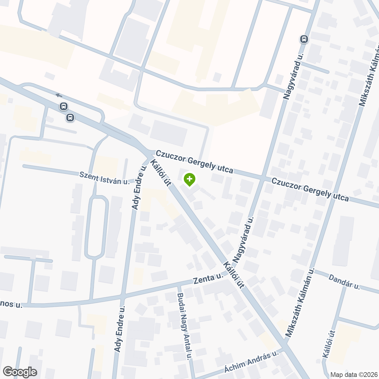 A gyógyszertár címe