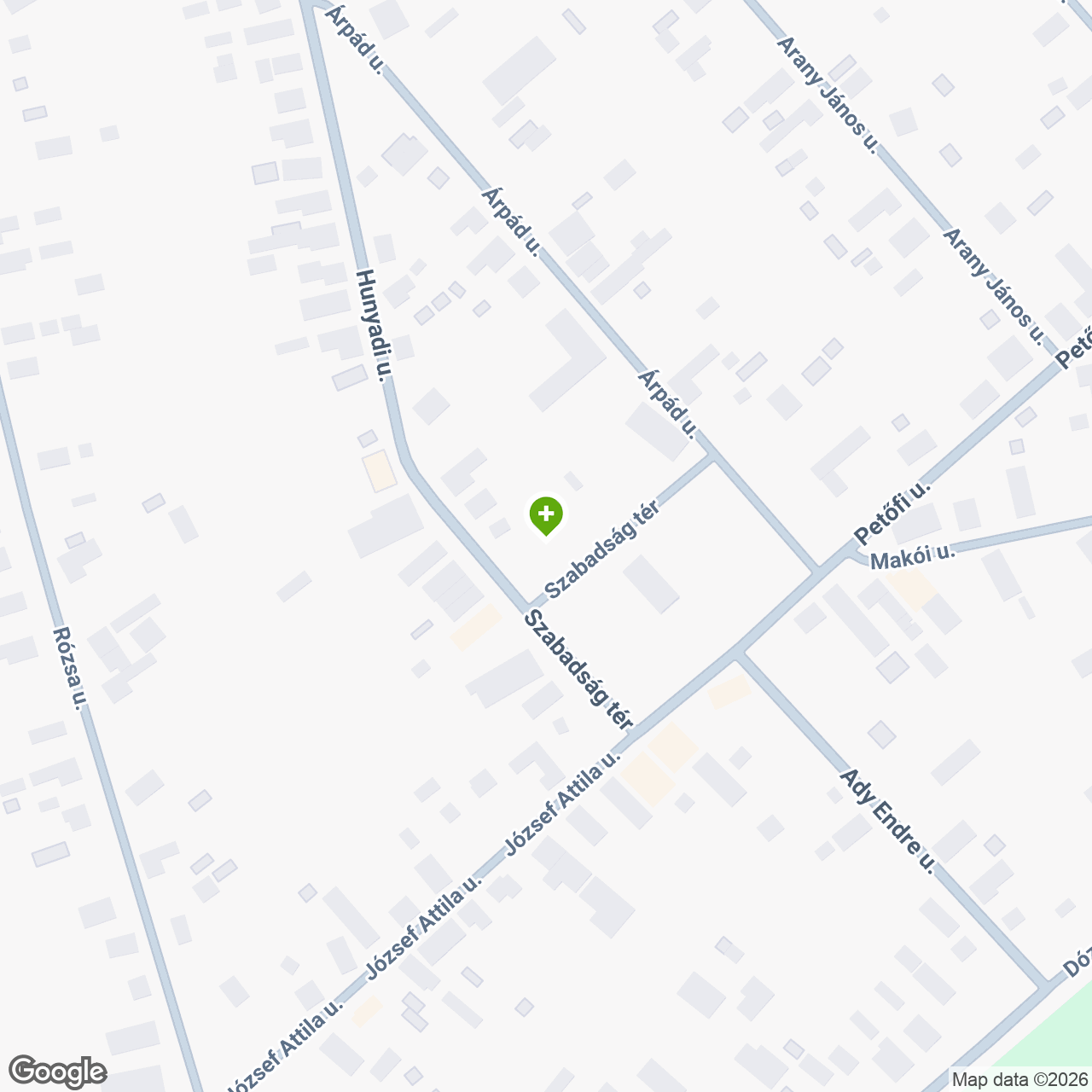 A gyógyszertár címe