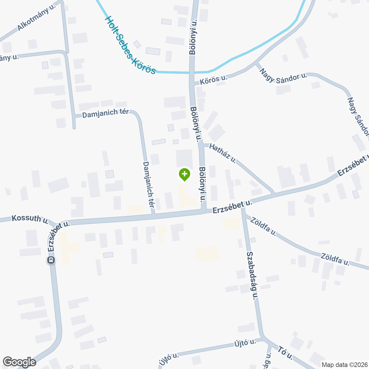 A gyógyszertár címe