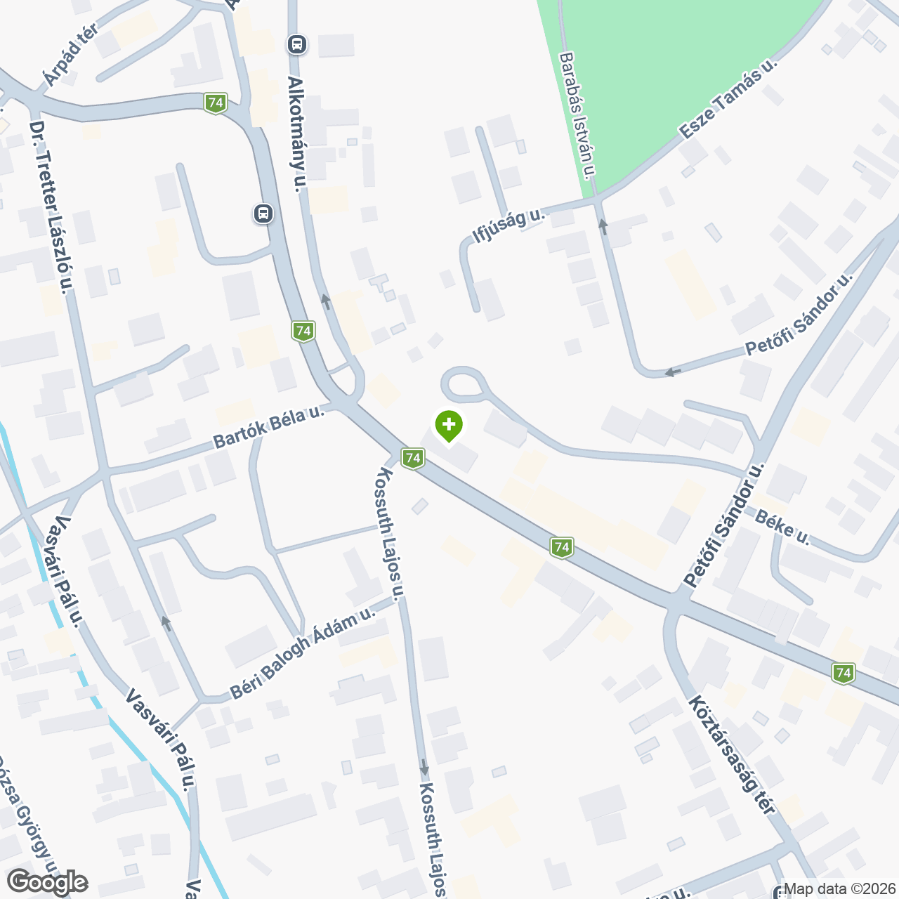 A gyógyszertár címe