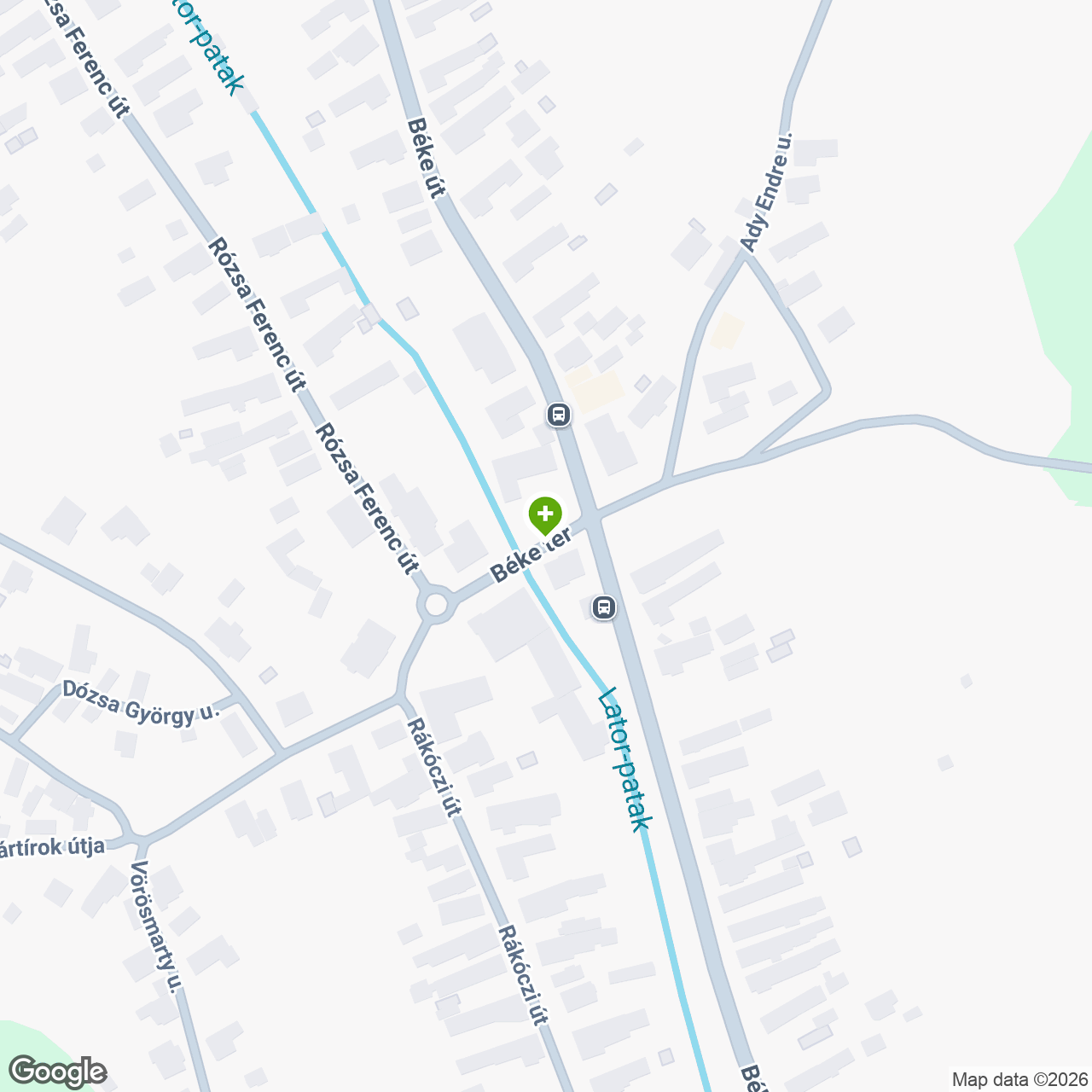 A gyógyszertár címe