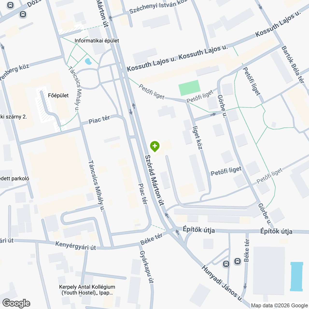 A gyógyszertár címe