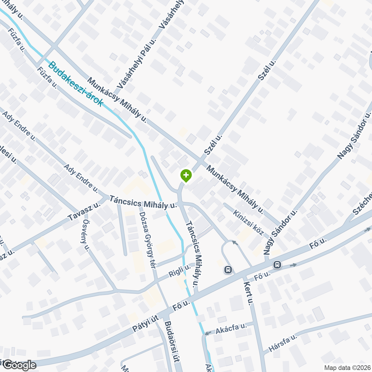 A gyógyszertár címe