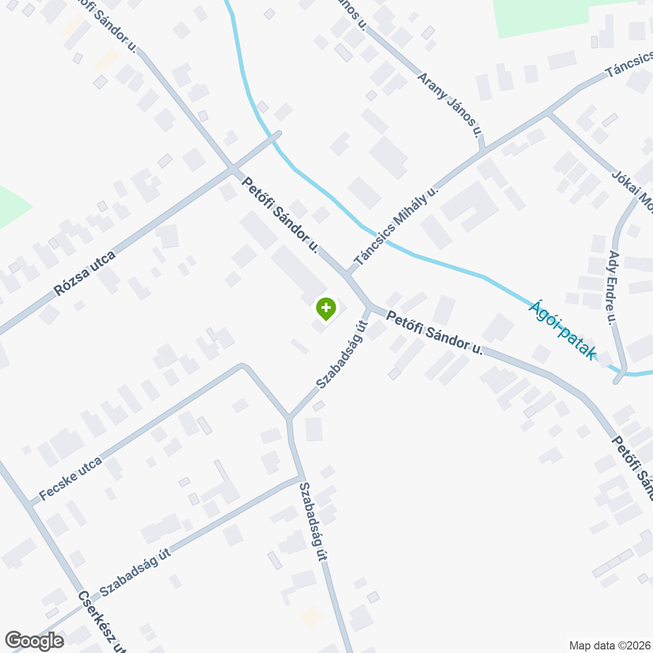 A gyógyszertár címe