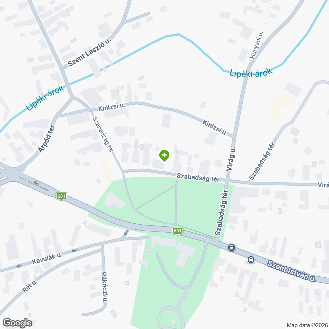 A gyógyszertár címe