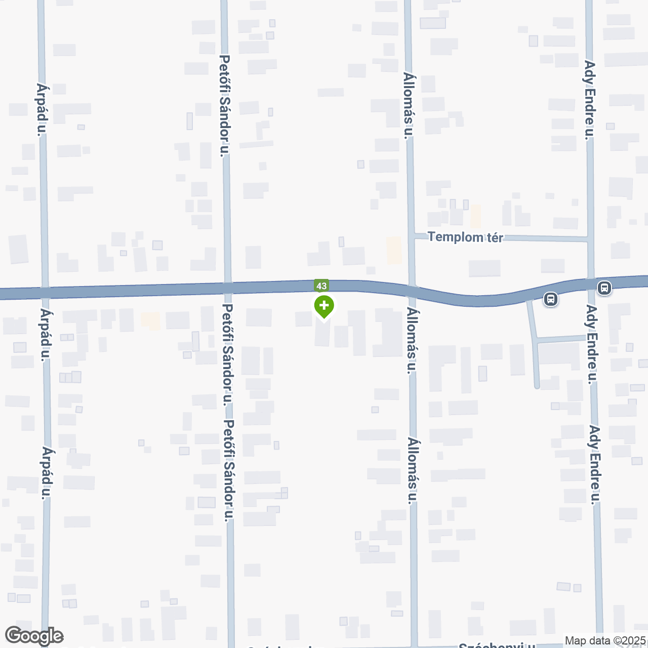 A gyógyszertár címe