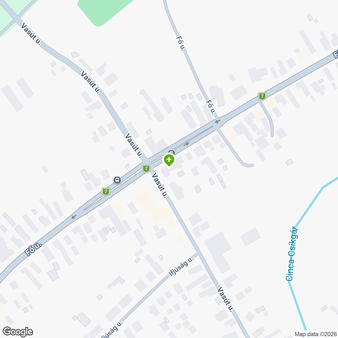 A gyógyszertár címe