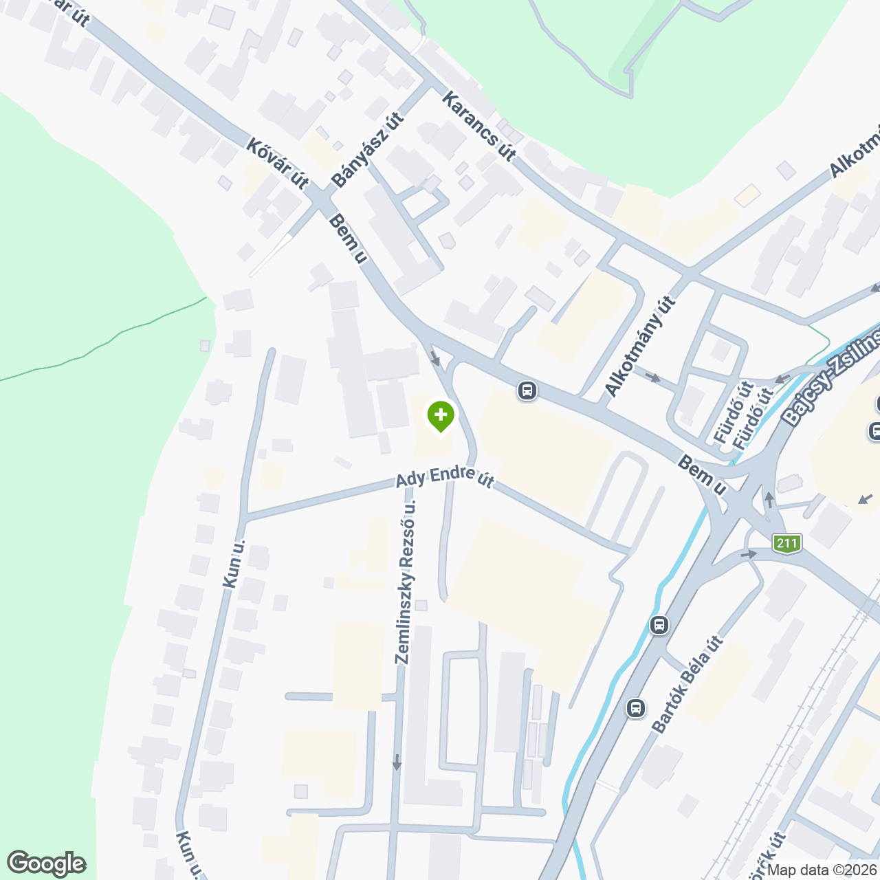 A gyógyszertár címe