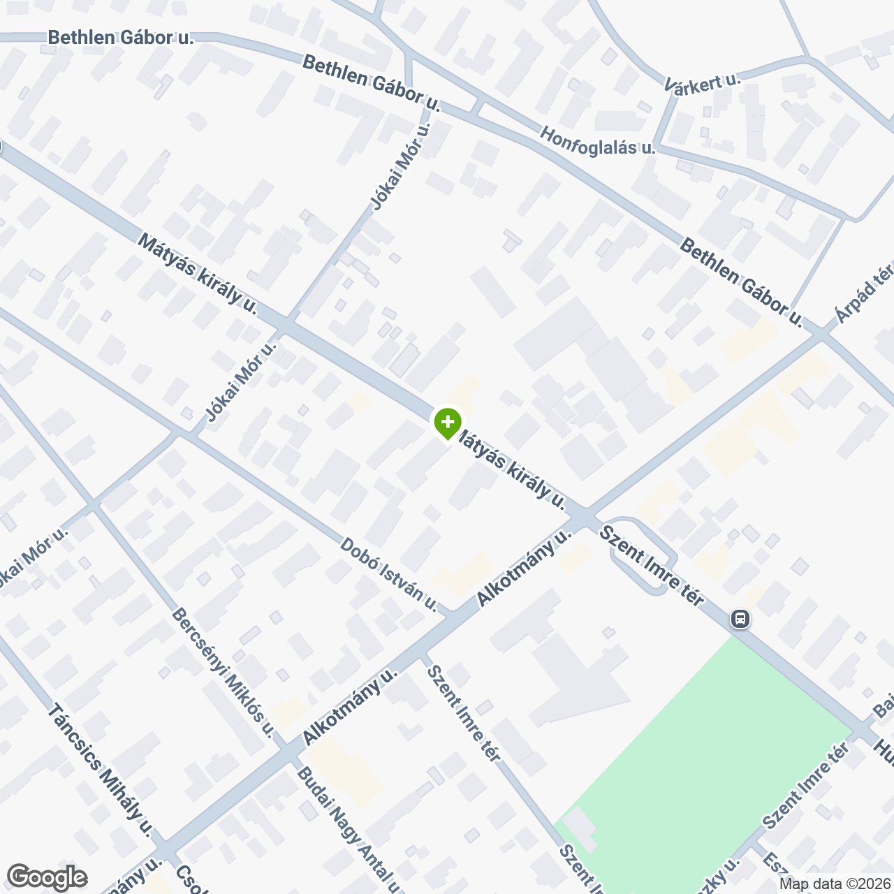 A gyógyszertár címe