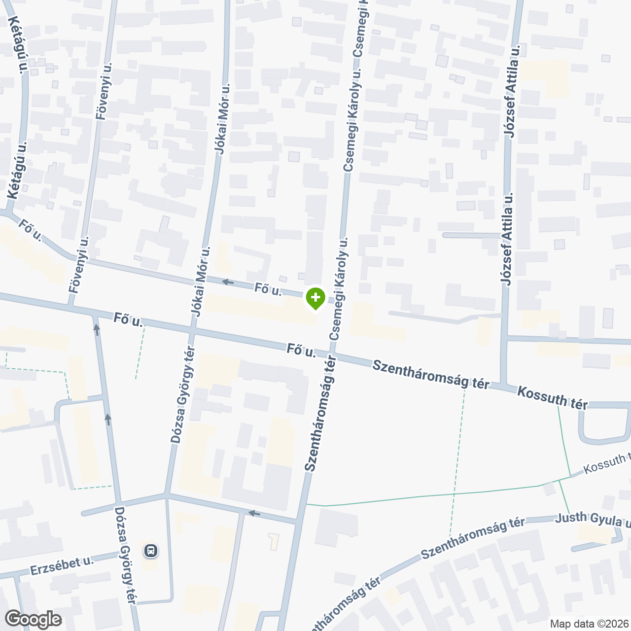 A gyógyszertár címe