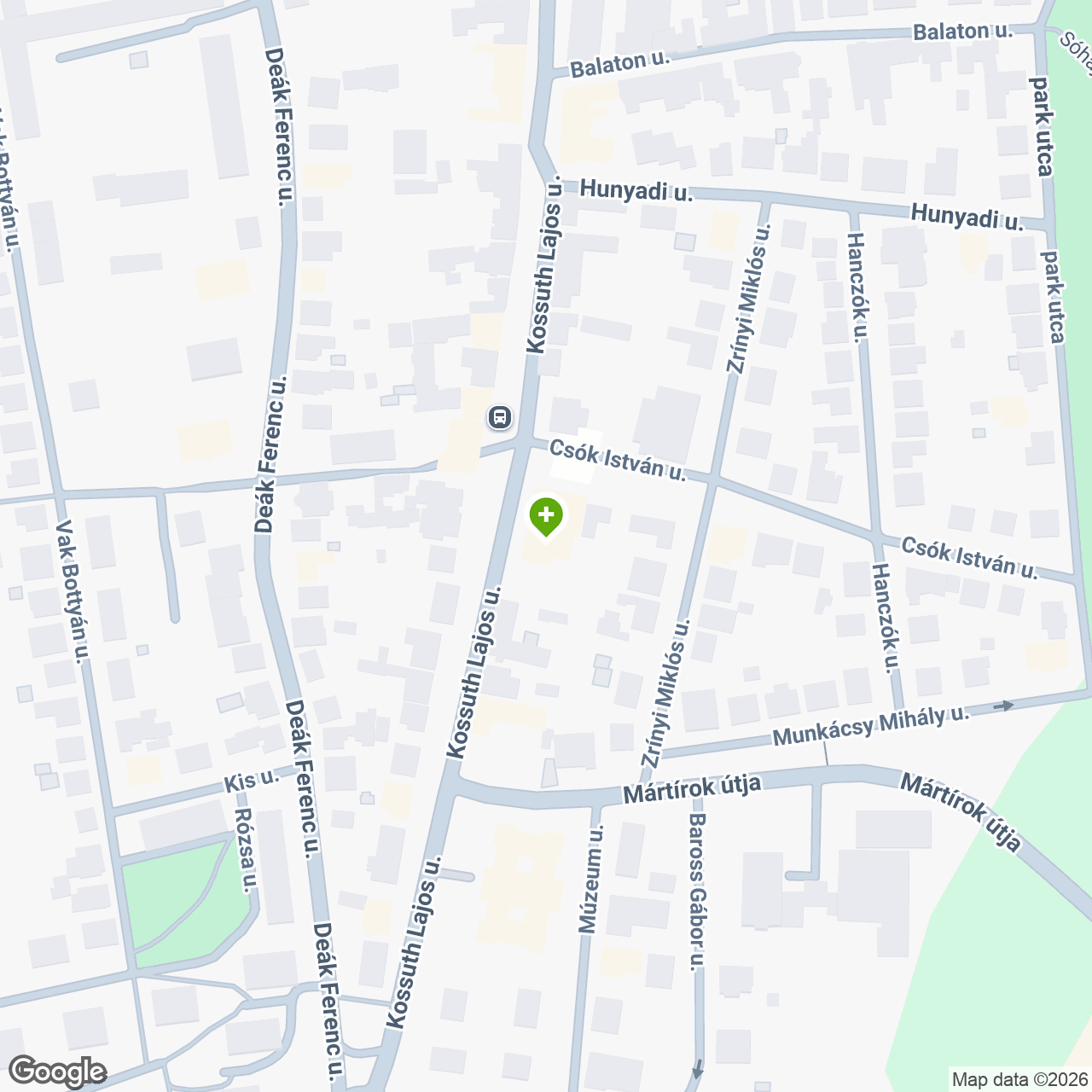 A gyógyszertár címe