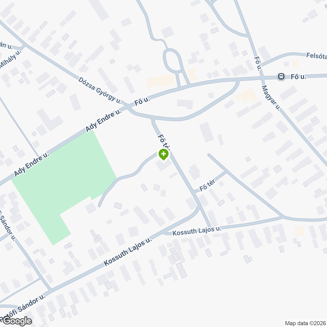 A gyógyszertár címe