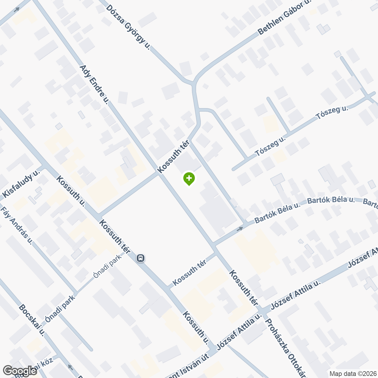 A gyógyszertár címe