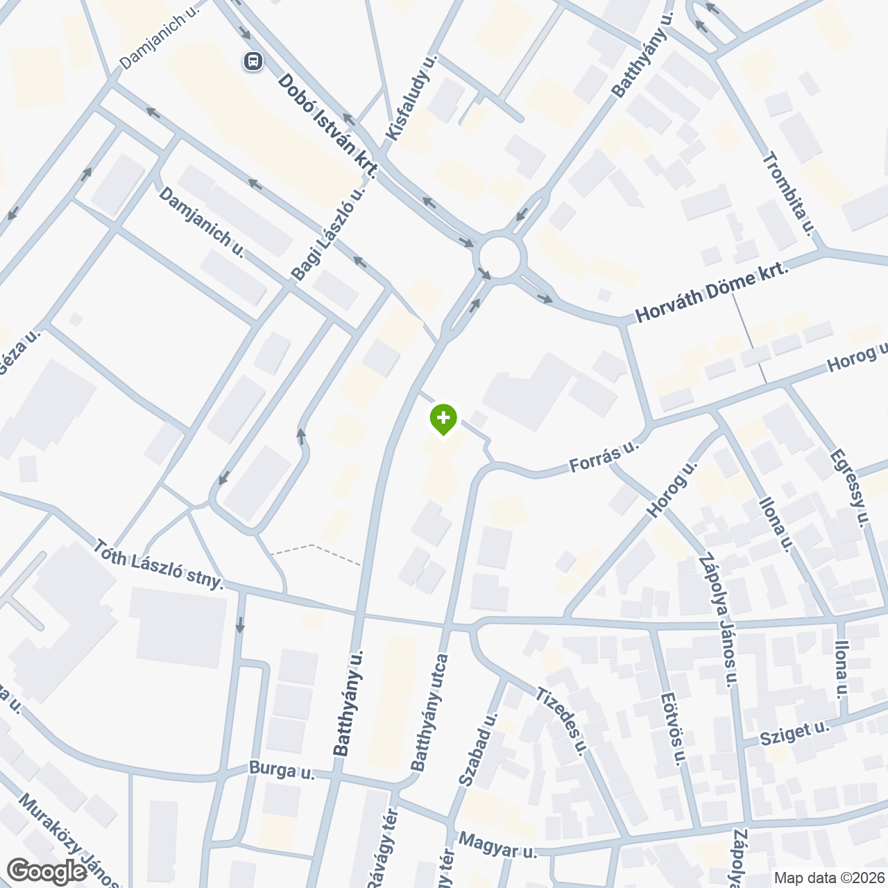 A gyógyszertár címe