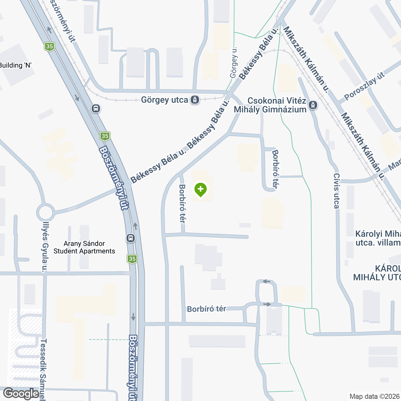 A gyógyszertár címe