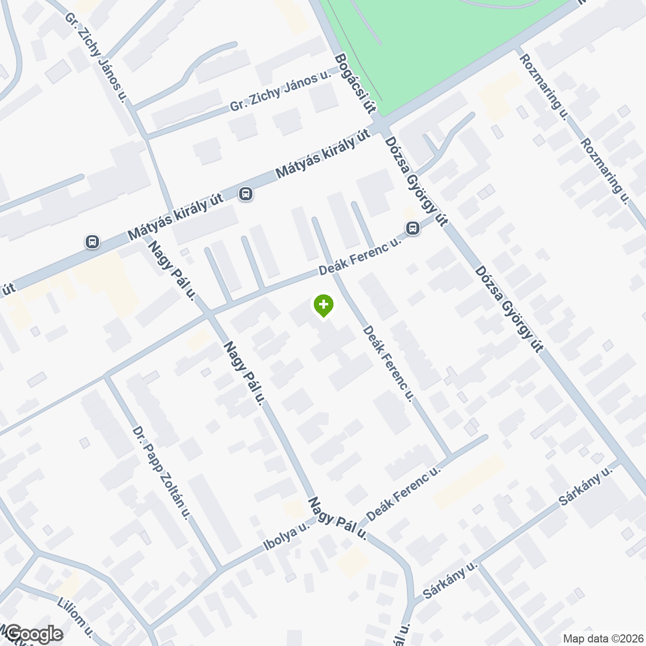 A gyógyszertár címe