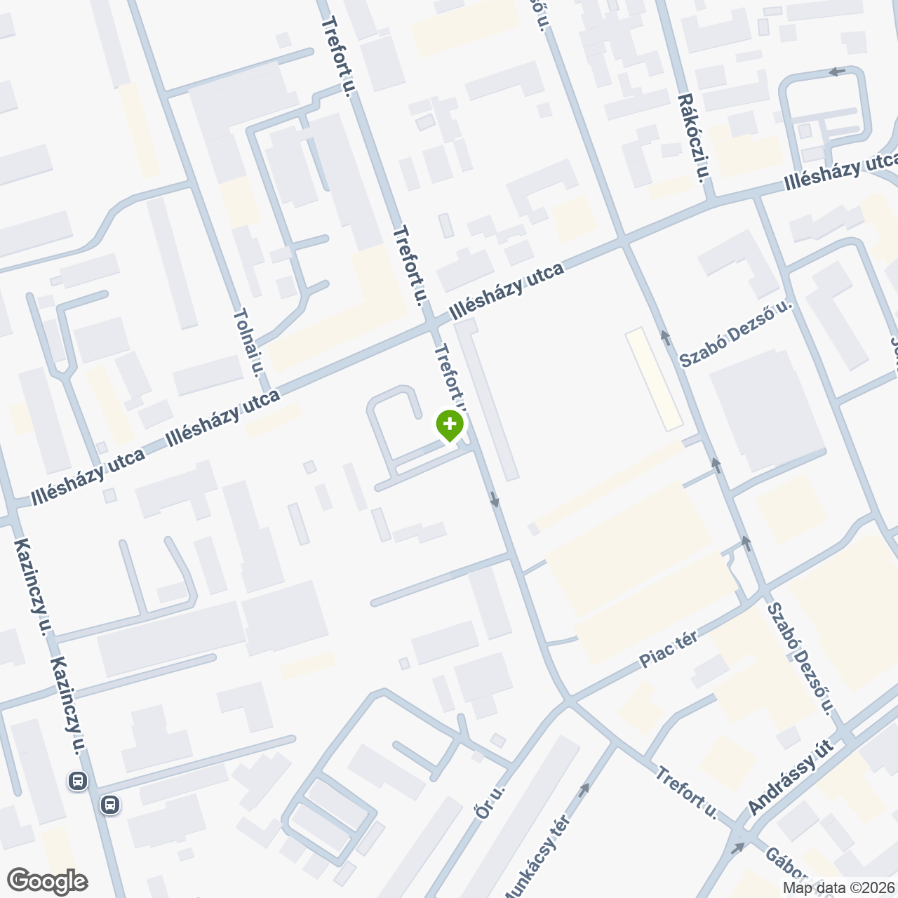 A gyógyszertár címe