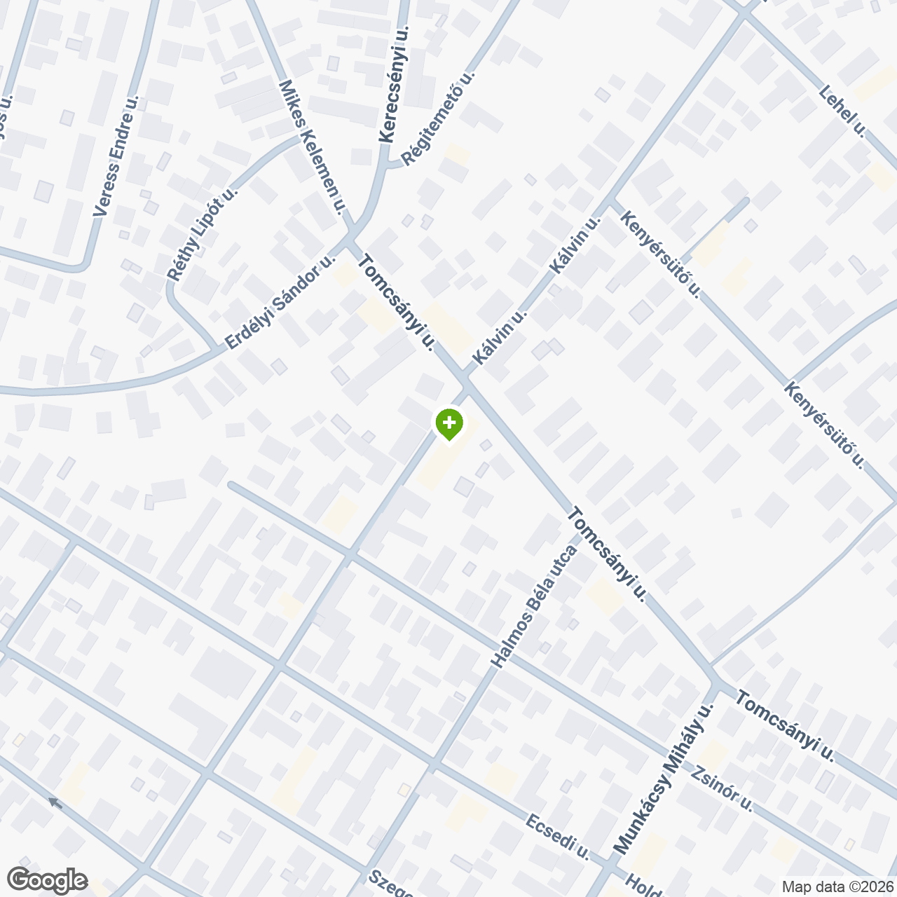 A gyógyszertár címe